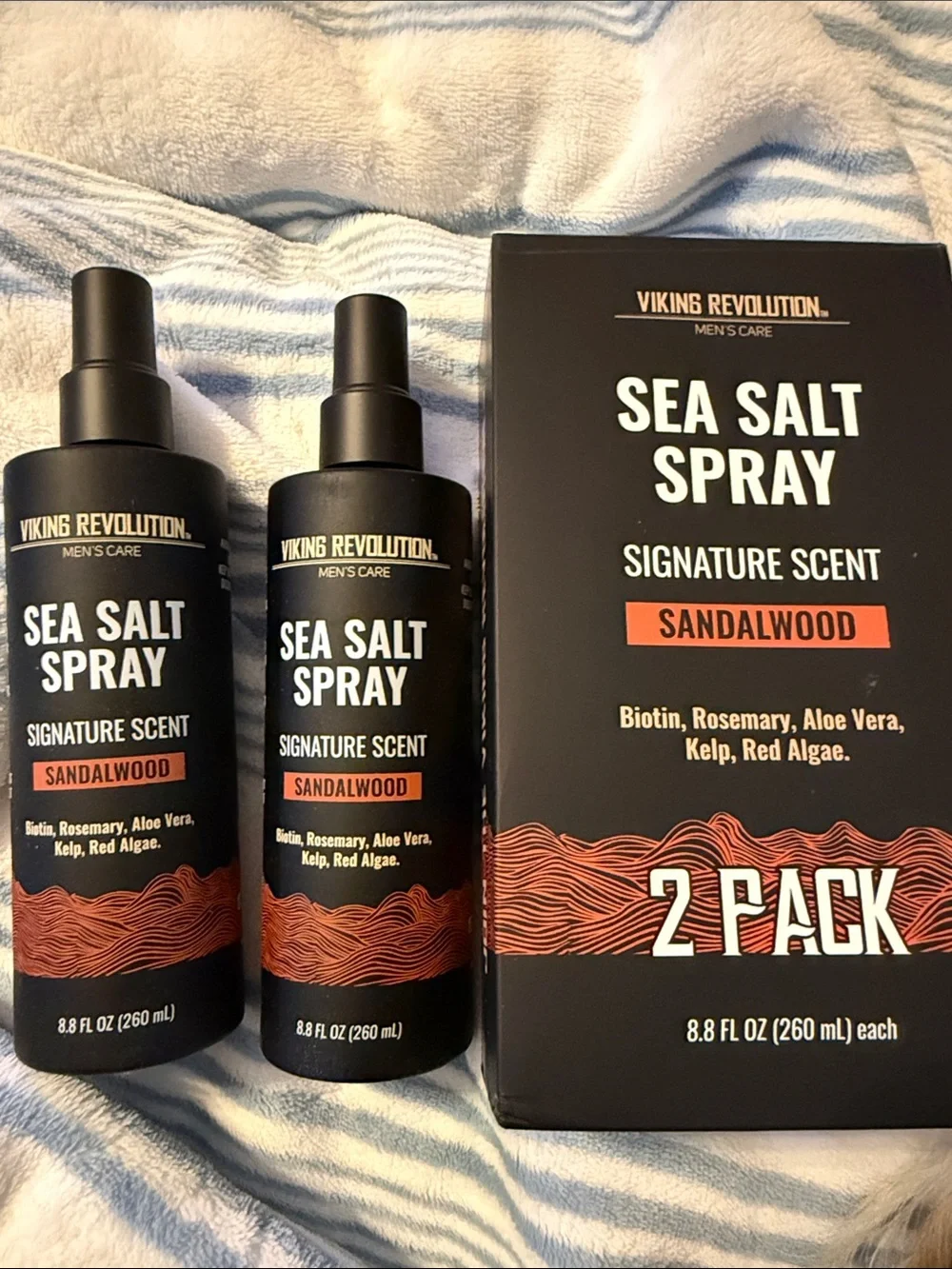 Viking Revolution Sea Salt Spray Signature Scent - Black & Orange